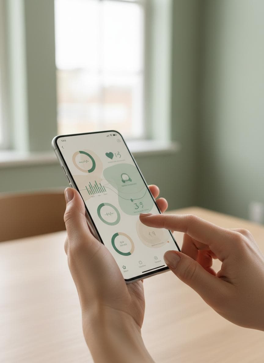Client using app